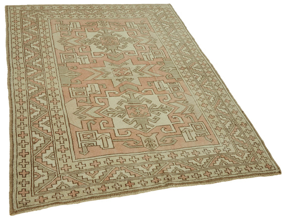 4x6 Vintage Handmade Anatolian Rug Rug - 46749