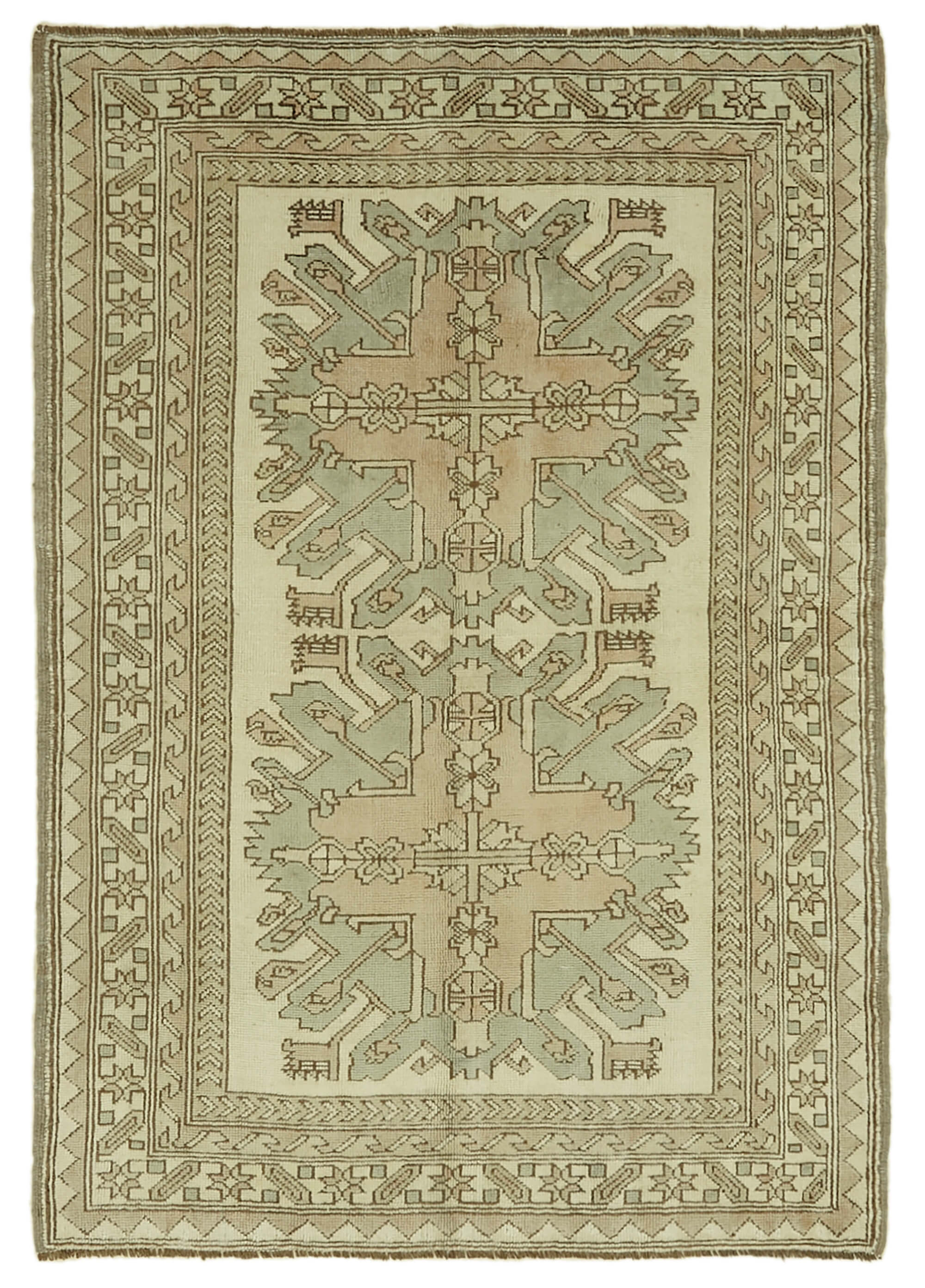 4x6 Vintage Handmade Anatolian Rug - 46750
