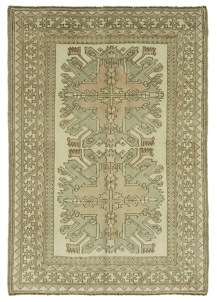 4x6 Vintage Handmade Anatolian Rug - 46750