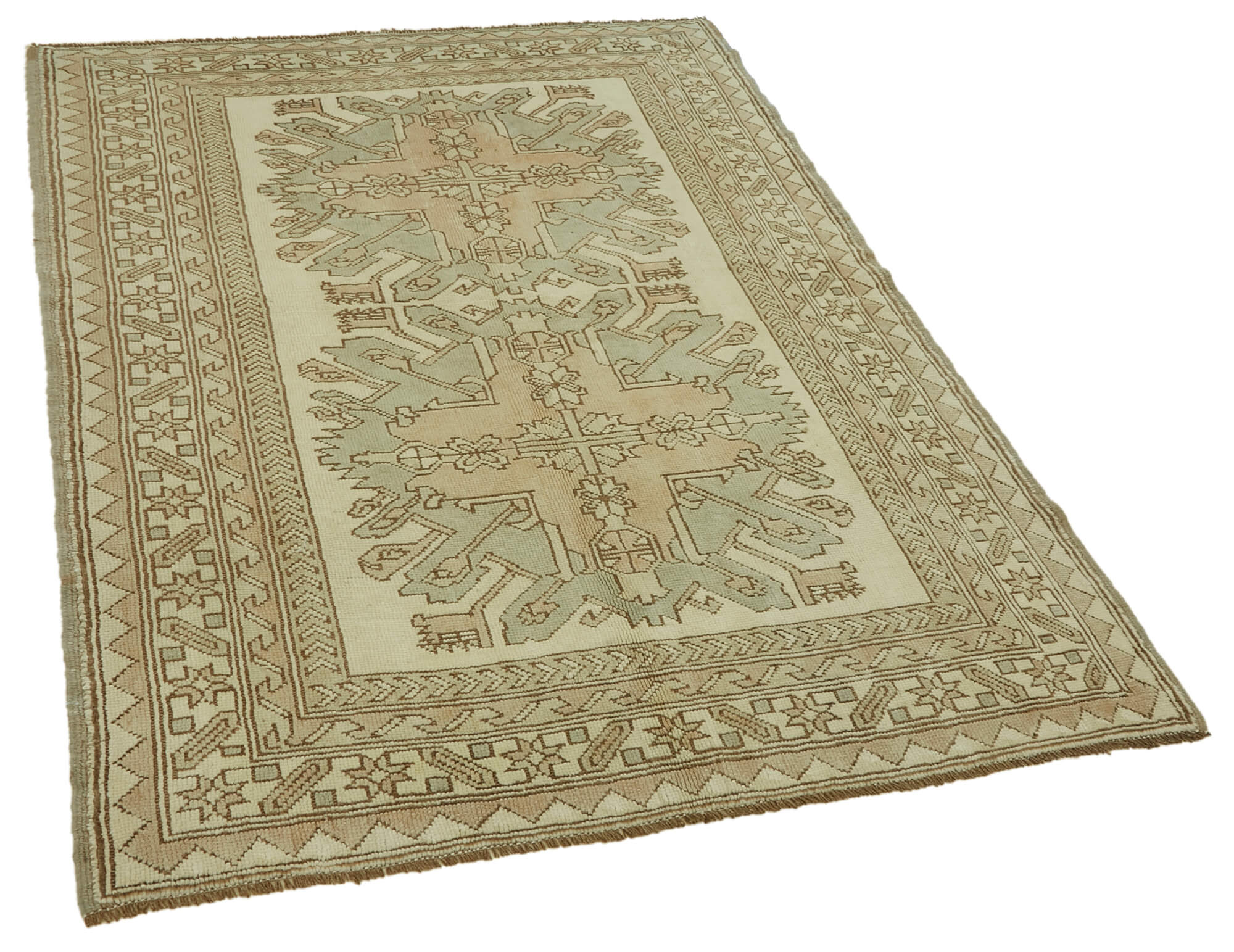 4x6 Vintage Handmade Anatolian Rug - 46750