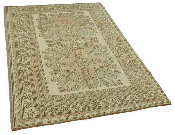 4x6 Vintage Handmade Anatolian Rug Rug - 46750