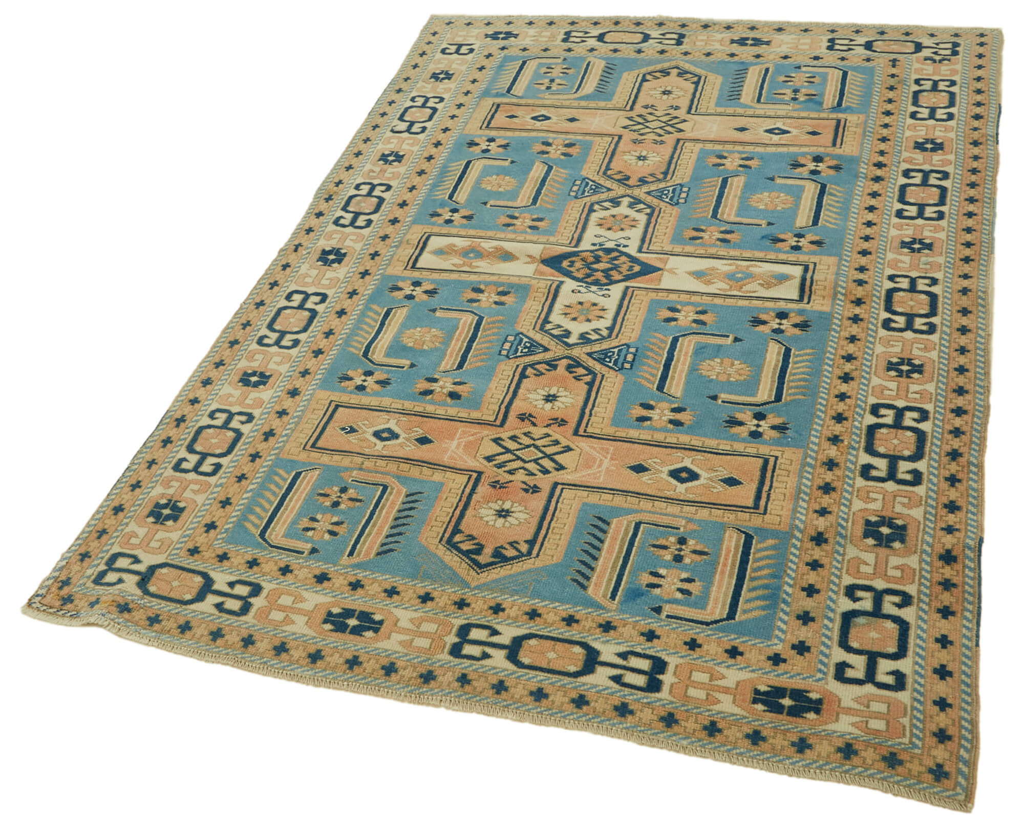 4x6 Vintage Handmade Anatolian Rug - 46751