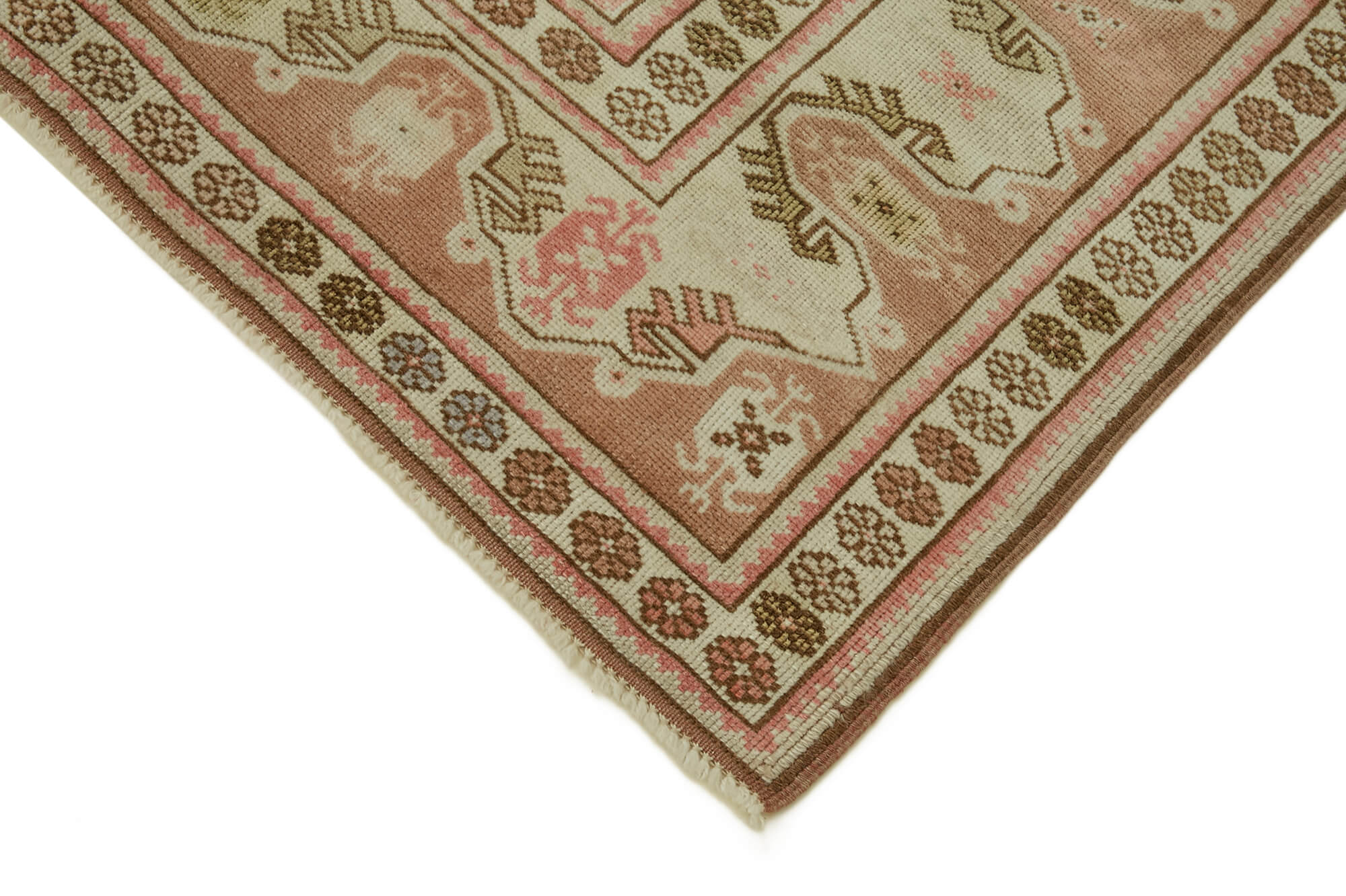 4x8 Vintage Handmade Anatolian Rug - 46753