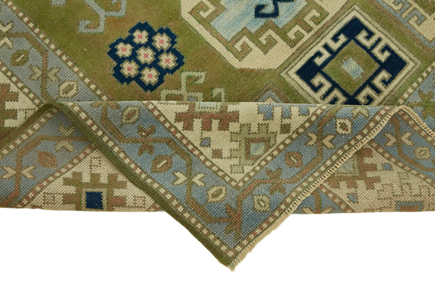 5x7 Vintage Handmade Anatolian Rug - 46754