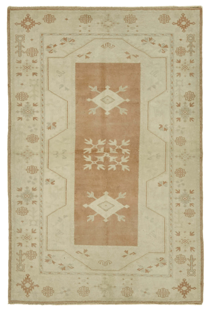 4x6 Vintage Handmade Anatolian Rug - 46756