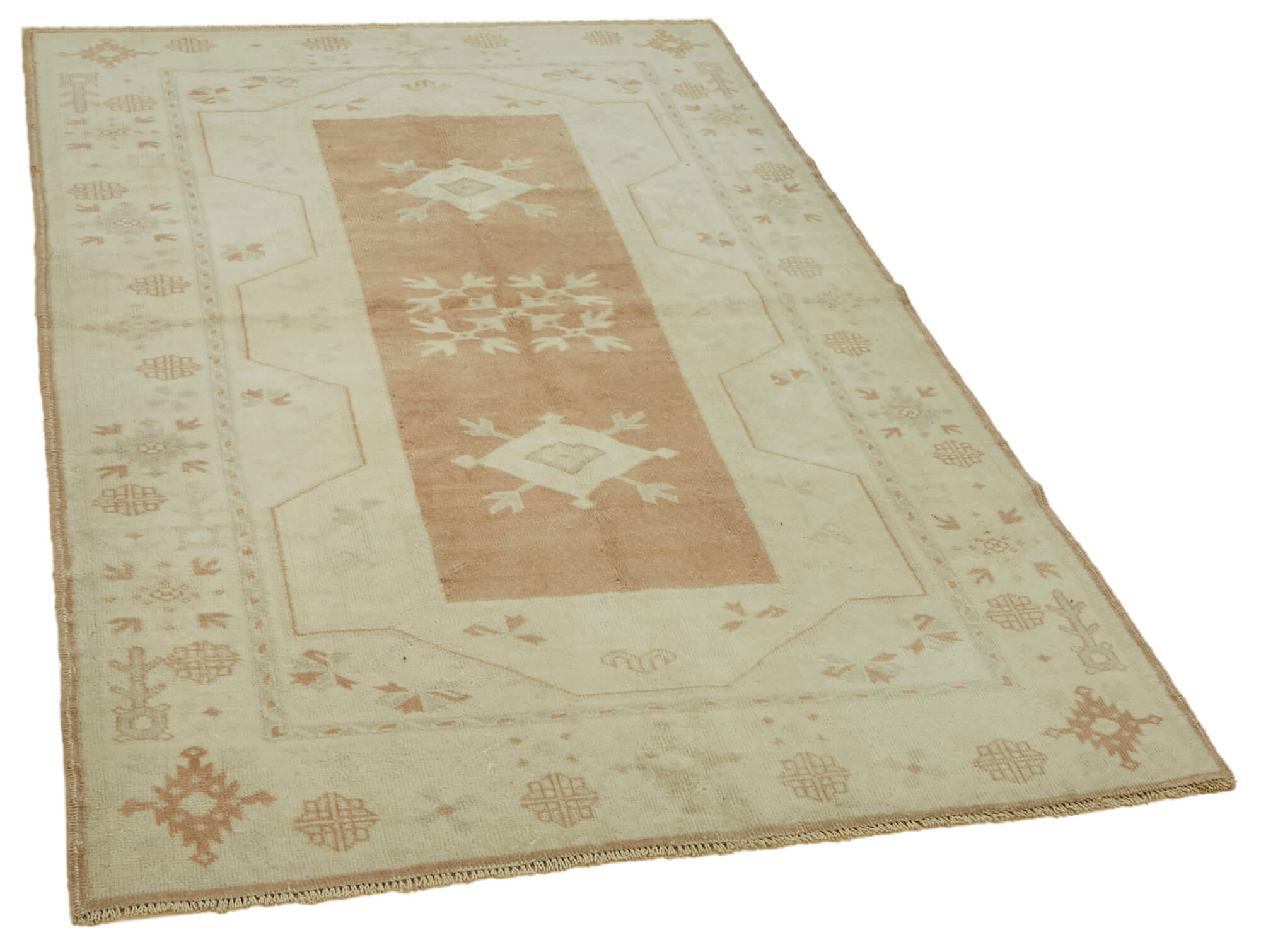 4x6 Vintage Handmade Anatolian Rug - 46756