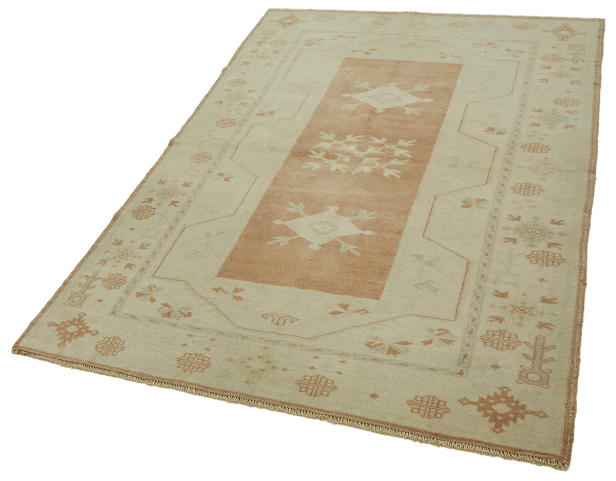 4x6 Vintage Handmade Anatolian Rug - 46756