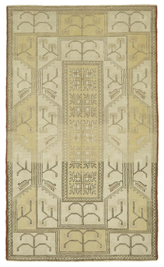 4x7 Vintage Handmade Anatolian Rug - 46757
