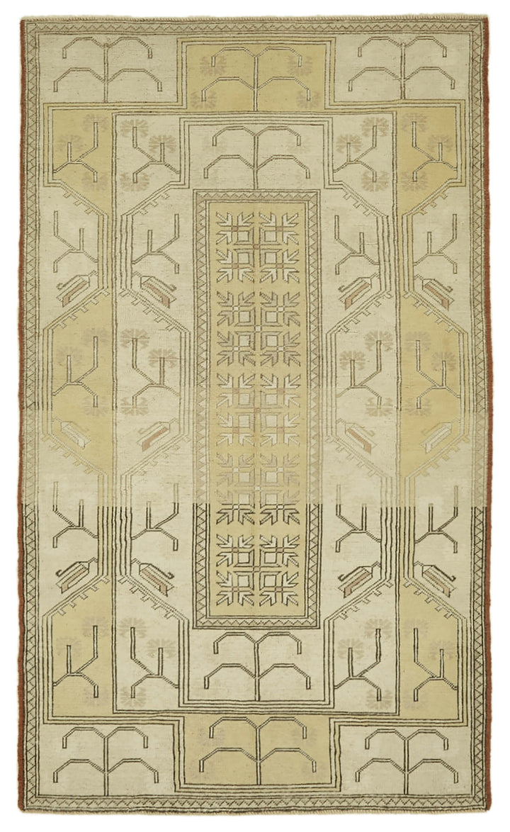 4x7 Vintage Handmade Anatolian Rug - 46757