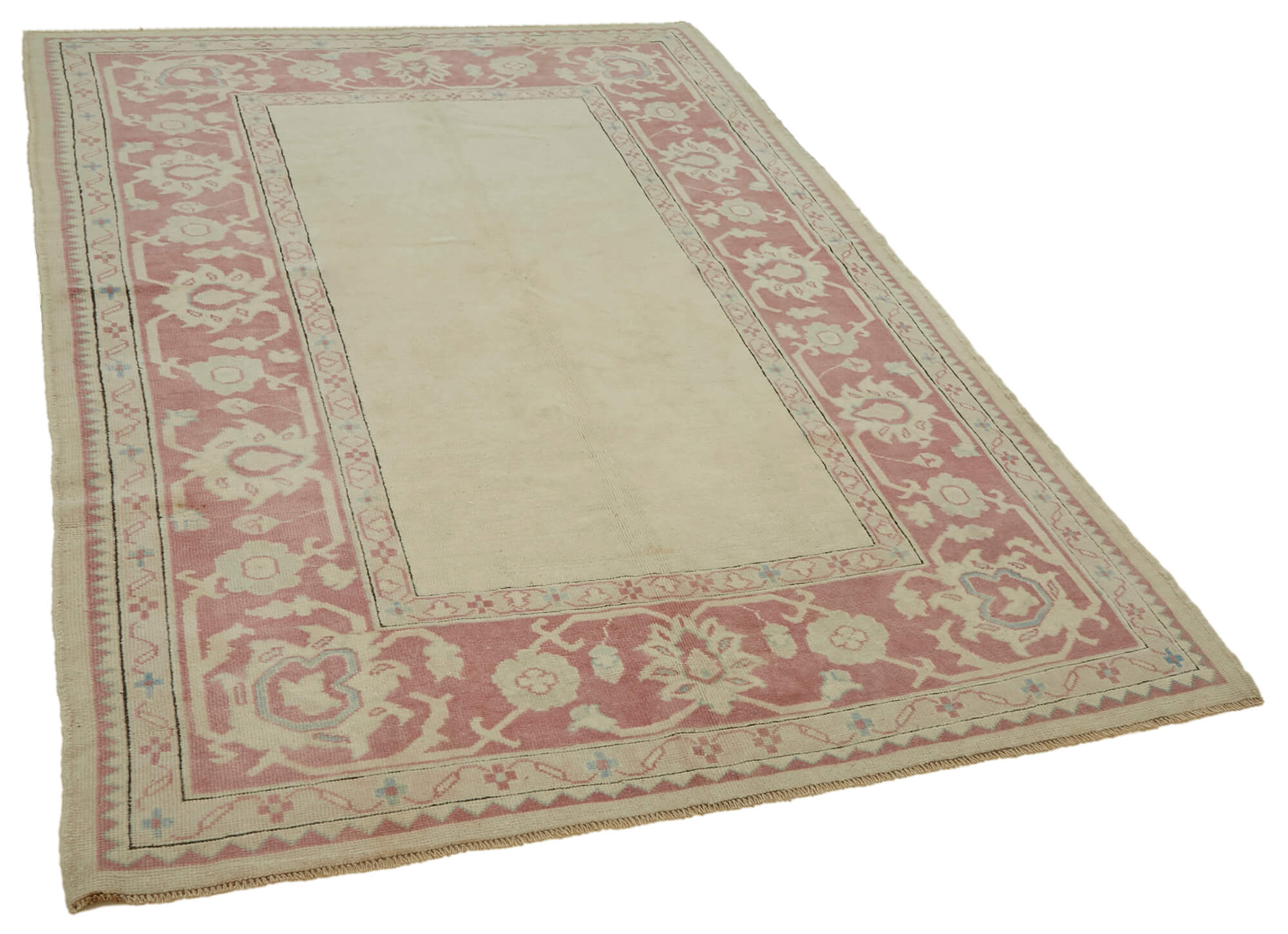 5x8 Vintage Handmade Anatolian Rug - 46758