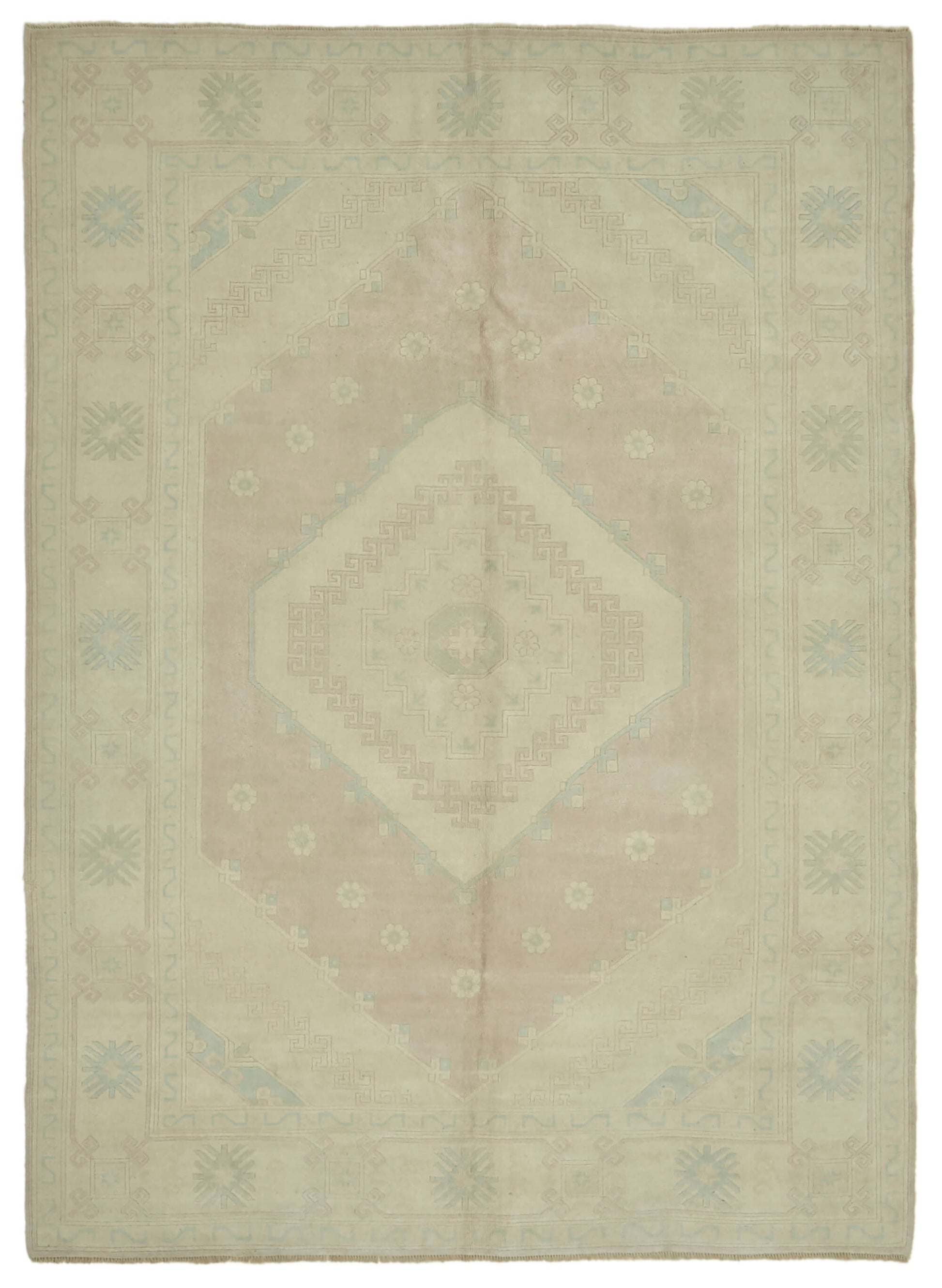 7x10 Vintage Handmade Anatolian Rug - 46762