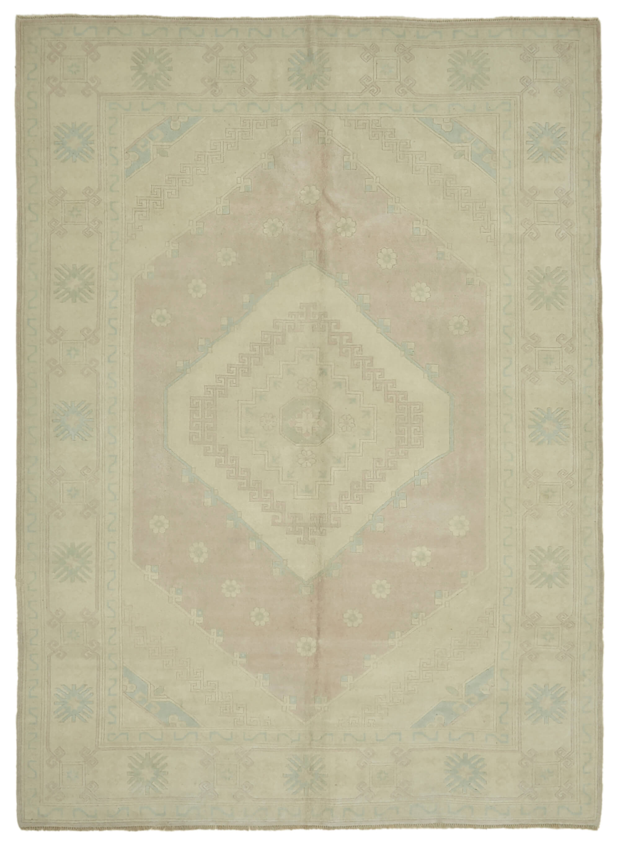 7x10 Vintage Handmade Anatolian Rug - 46762