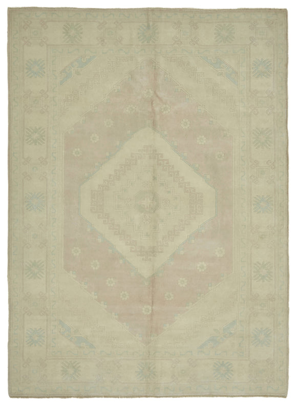 7x10 Vintage Handmade Anatolian Rug - 46762