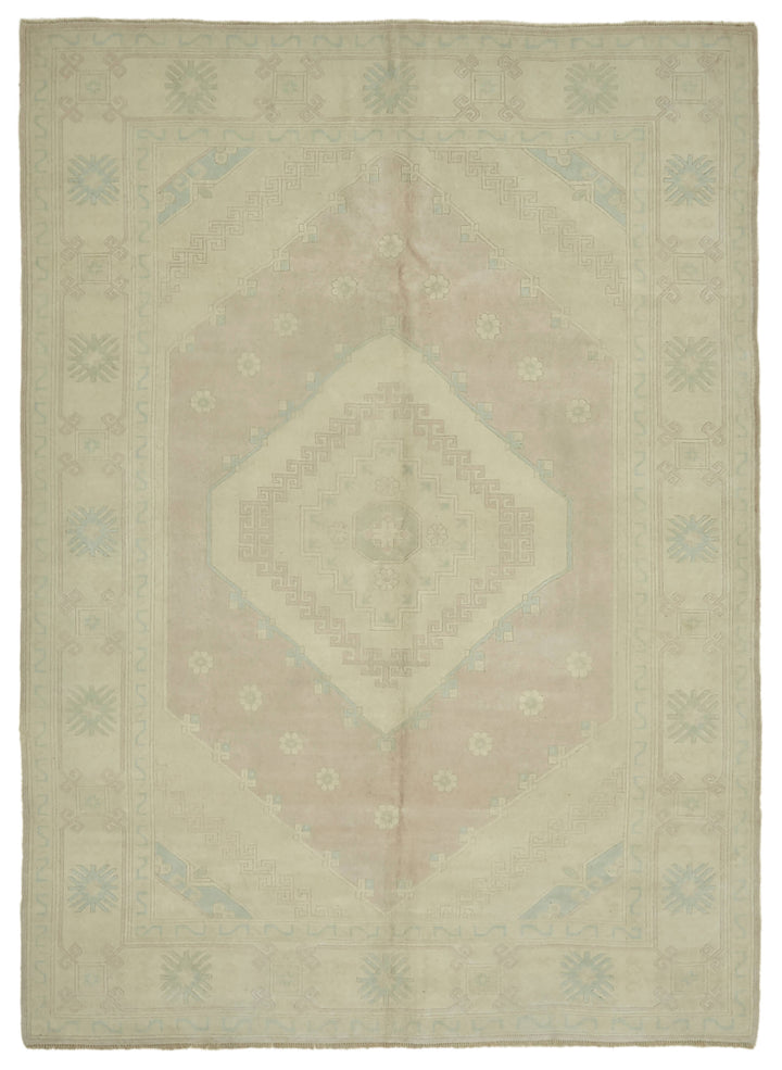 7x10 Vintage Handmade Anatolian Rug - 46762