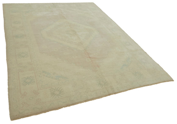 7x10 Vintage Handmade Anatolian Rug - 46762