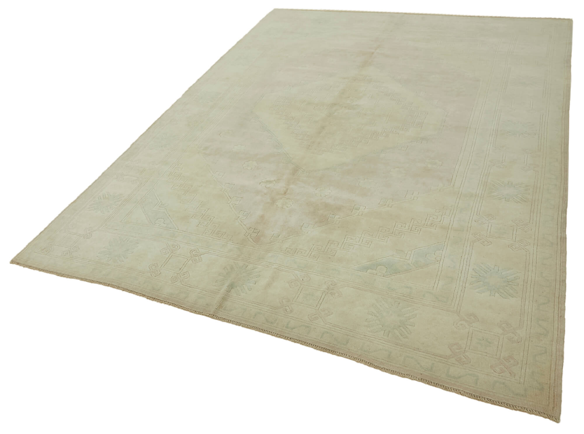 7x10 Vintage Handmade Anatolian Rug - 46762
