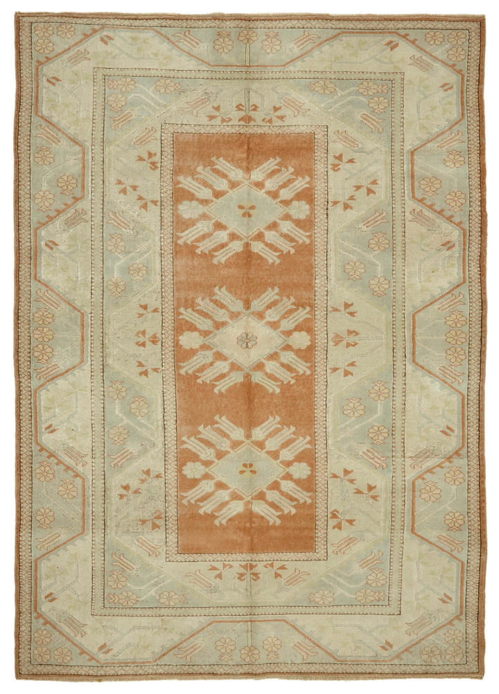 6x9 Vintage Handmade Anatolian Rug - 46764