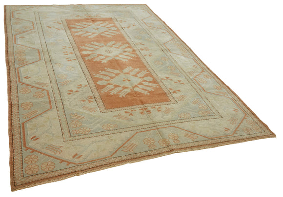 6x9 Vintage Handmade Anatolian Rug - 46764