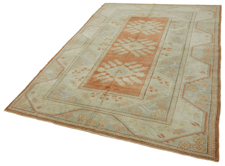 6x9 Vintage Handmade Anatolian Rug - 46764