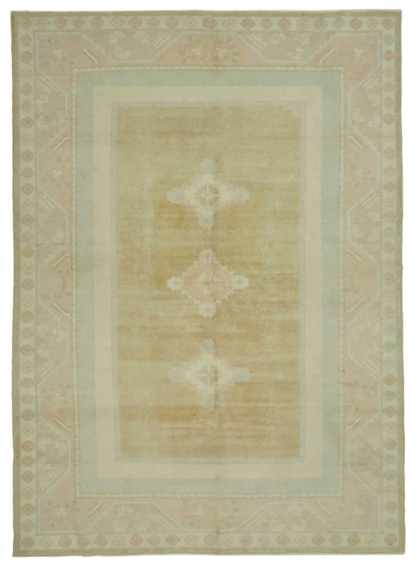 7x9 Vintage Handmade Anatolian Rug - 46765