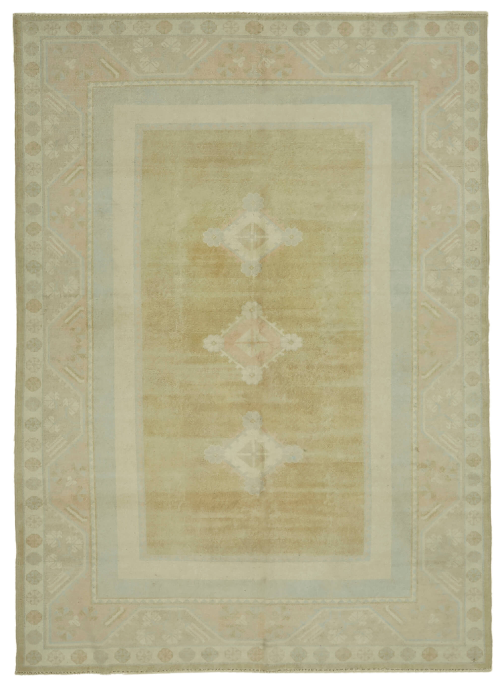 7x9 Vintage Handmade Anatolian Rug - 46765
