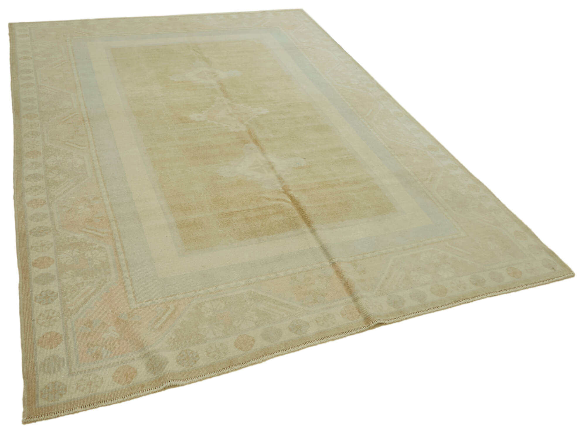 7x9 Vintage Handmade Anatolian Rug - 46765