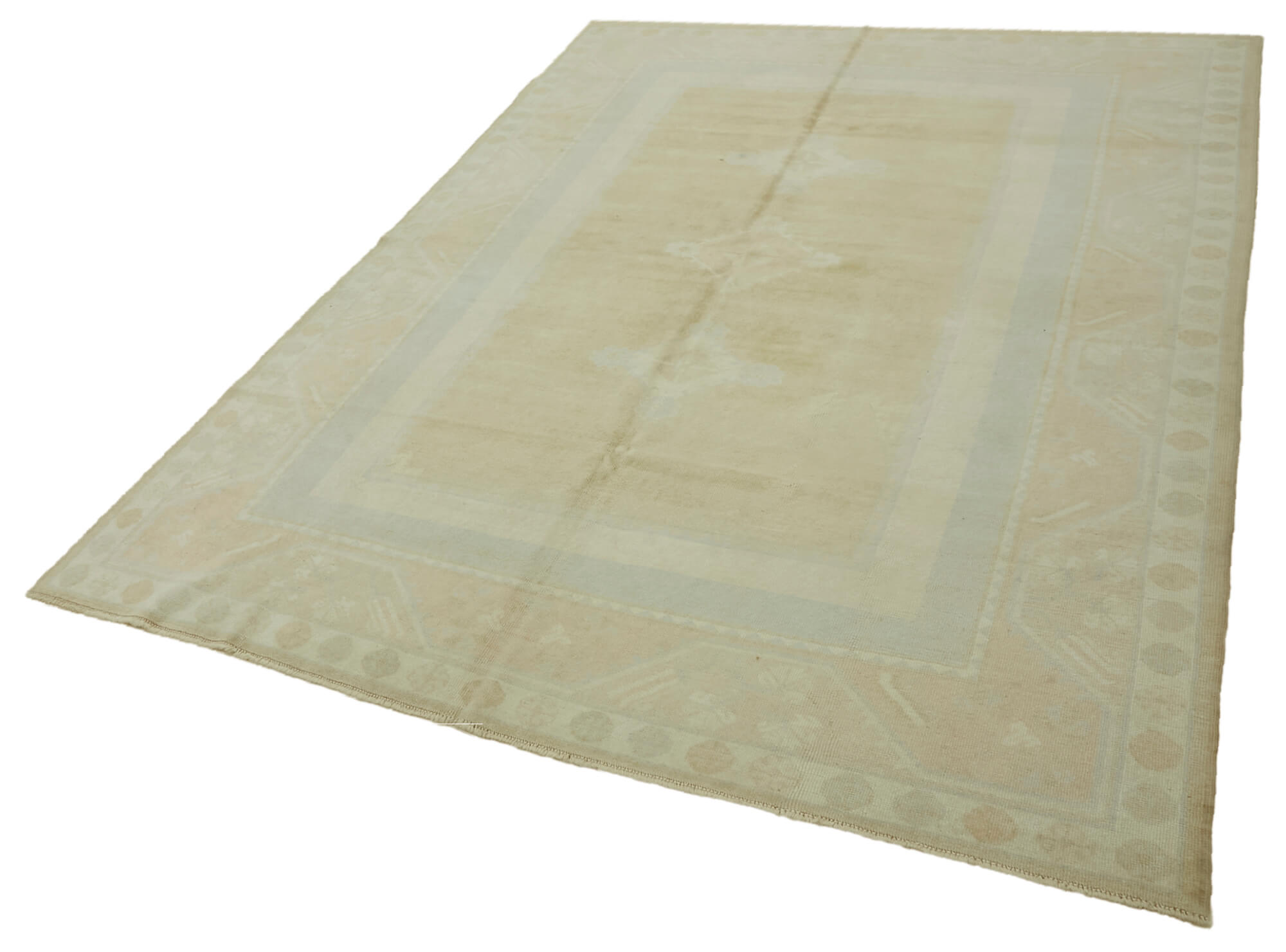7x9 Vintage Handmade Anatolian Rug - 46765