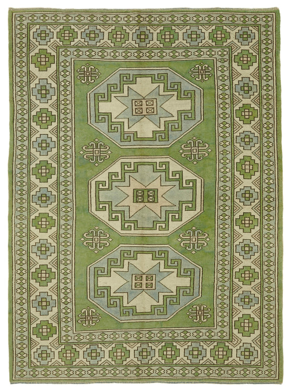 6x8 Vintage Handmade Anatolian Rug - 46767