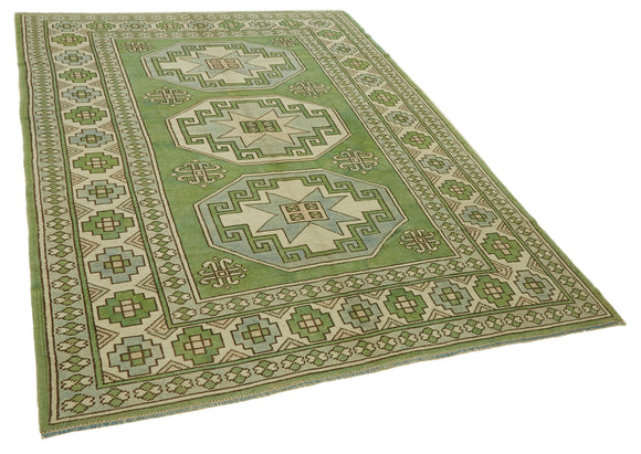 6x8 Vintage Handmade Anatolian Rug - 46767