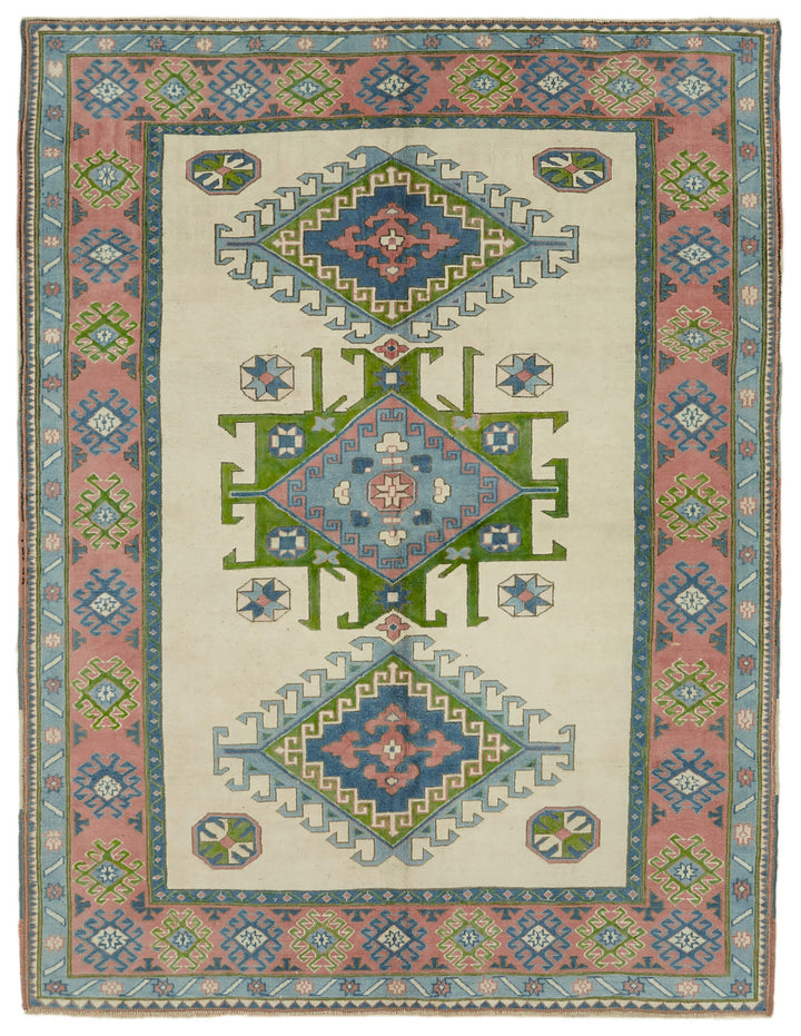 7x9 Vintage Handmade Anatolian Rug - 46768
