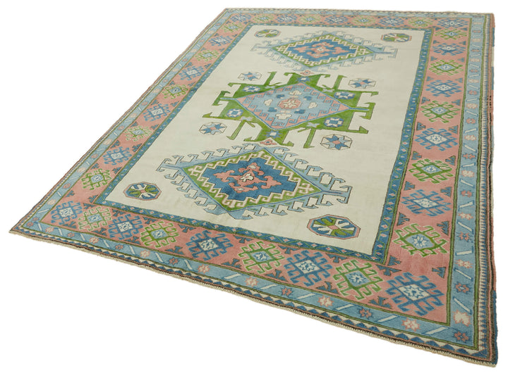 7x9 Vintage Handmade Anatolian Rug - 46768