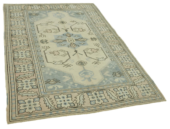 5x8 Vintage Handmade Anatolian Rug - 46769