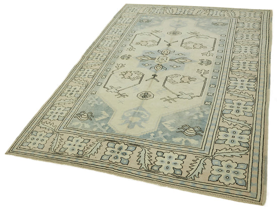 5x8 Vintage Handmade Anatolian Rug - 46769