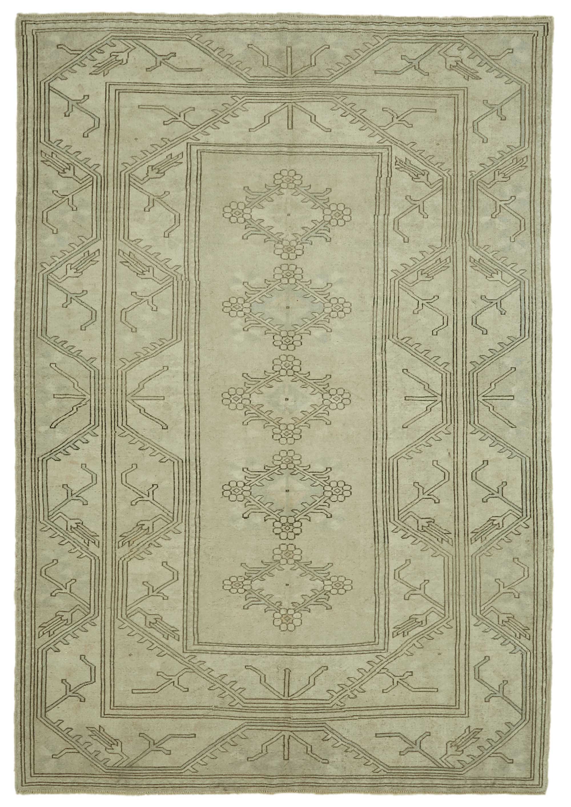 7x9 Vintage Handmade Anatolian Rug - 46773