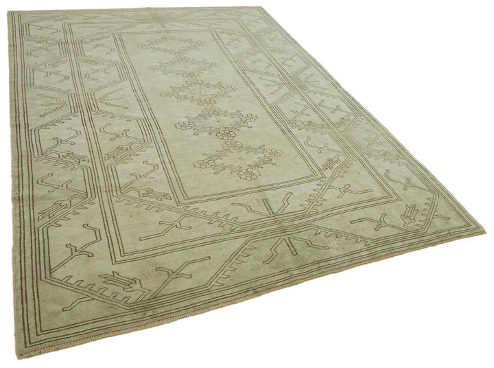 7x9 Vintage Handmade Anatolian Rug - 46773