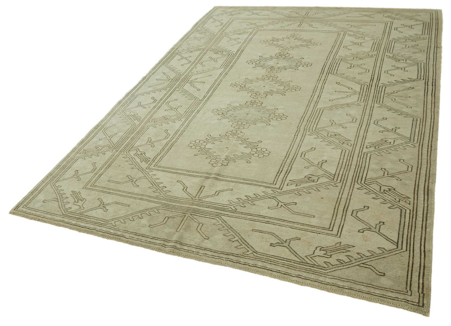 7x9 Vintage Handmade Anatolian Rug - 46773