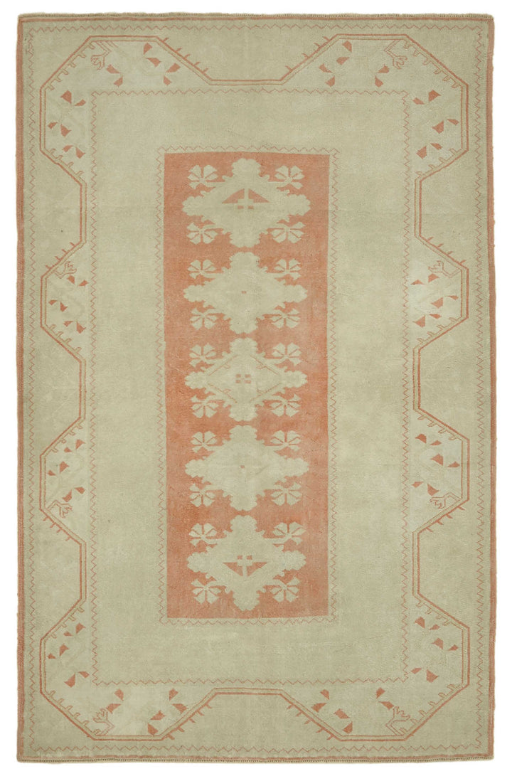 5x8 Vintage Handmade Anatolian Rug - 46778