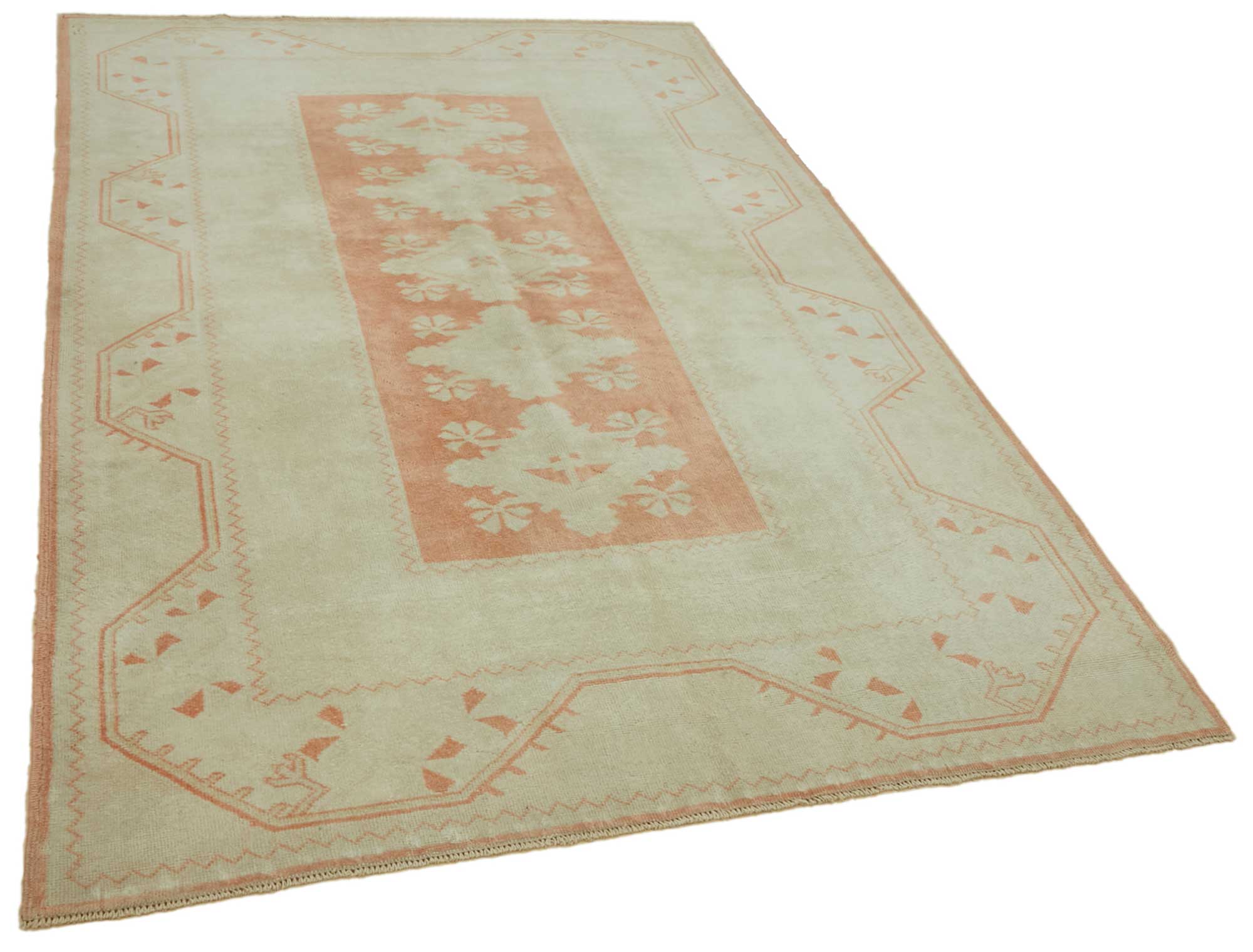 5x8 Vintage Handmade Anatolian Rug - 46778