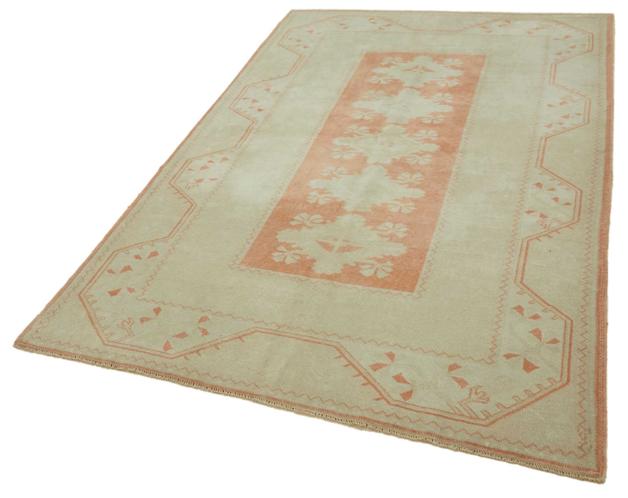 5x8 Vintage Handmade Anatolian Rug - 46778