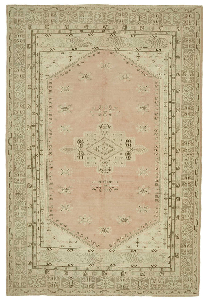 6x10 Vintage Handmade Anatolian Rug - 46779