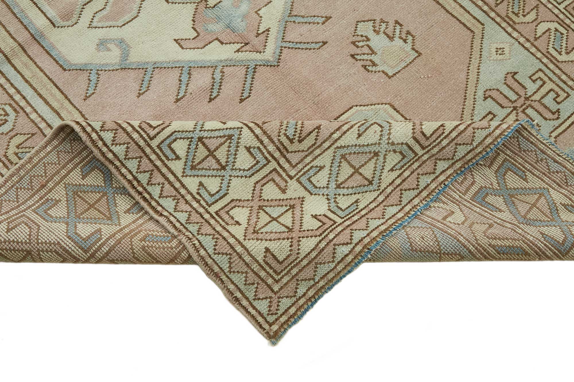 5x8 Vintage Handmade Anatolian Rug - 46782