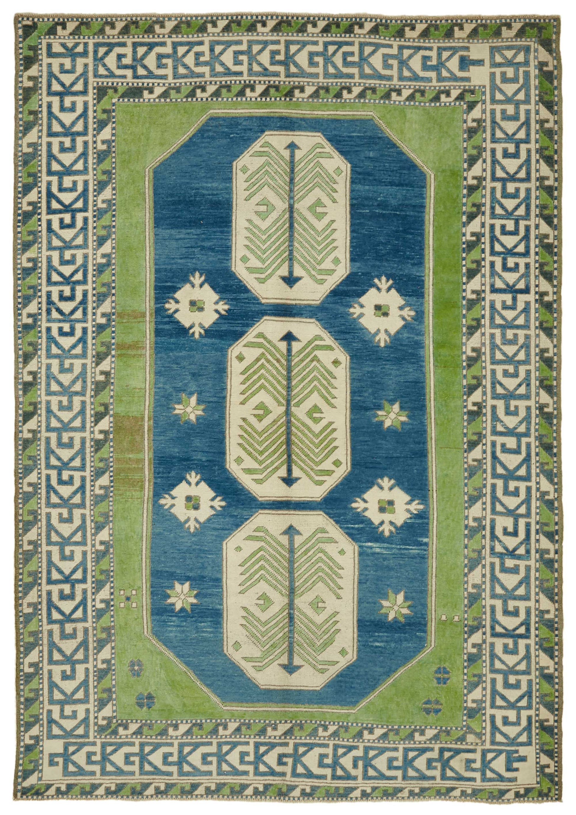 7x10 Vintage Handmade Anatolian Rug - 46787
