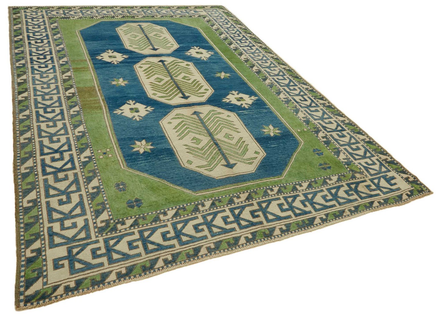 7x10 Vintage Handmade Anatolian Rug - 46787
