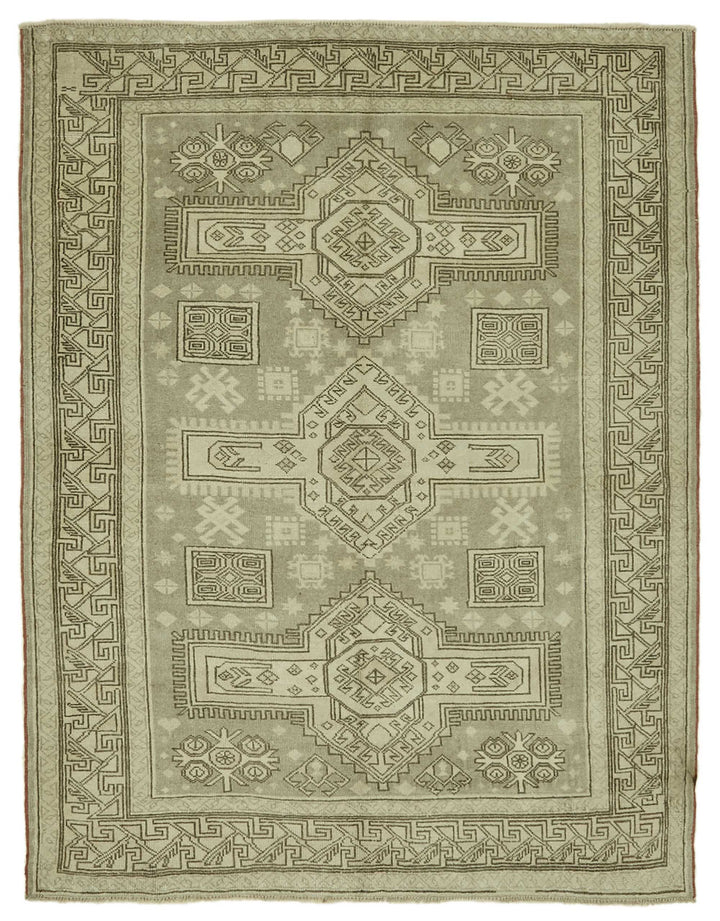 5x7 Vintage Handmade Anatolian Rug - 46788
