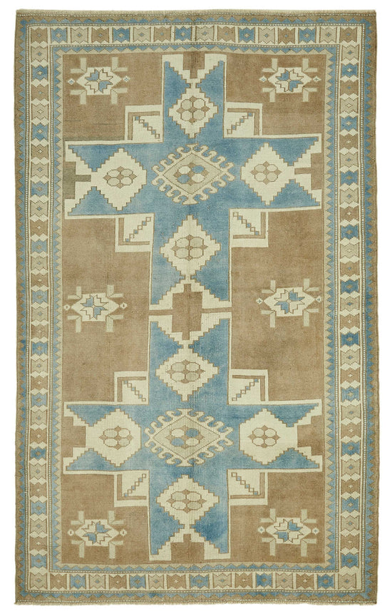 5x9 Vintage Handmade Anatolian Rug - 46789