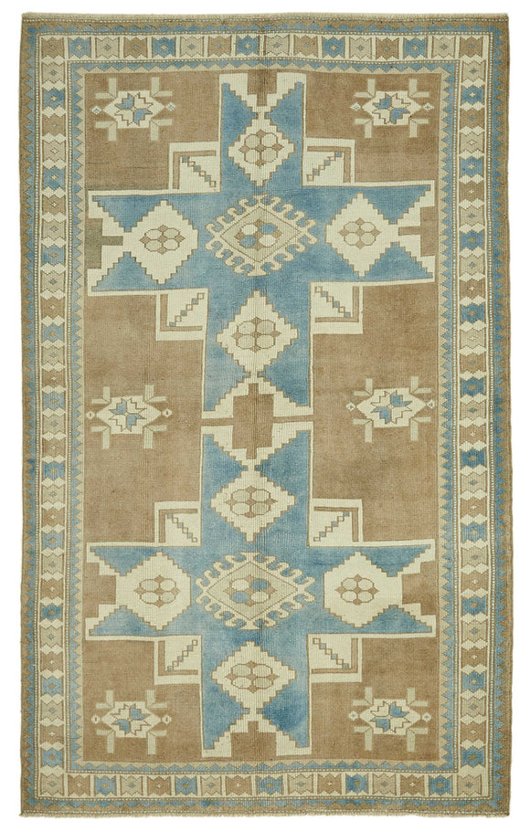 5x9 Vintage Handmade Anatolian Rug - 46789