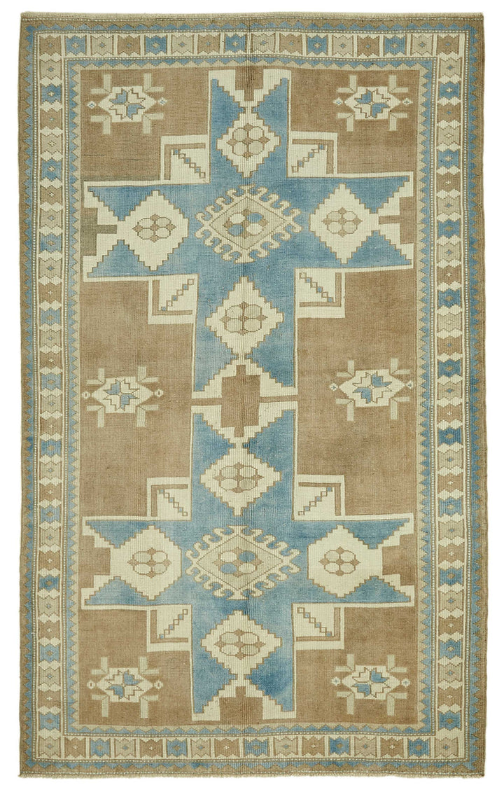 5x9 Vintage Handmade Anatolian Rug - 46789