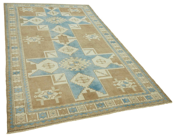 5x9 Vintage Handmade Anatolian Rug - 46789