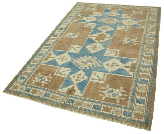 5x9 Vintage Handmade Anatolian Rug - 46789