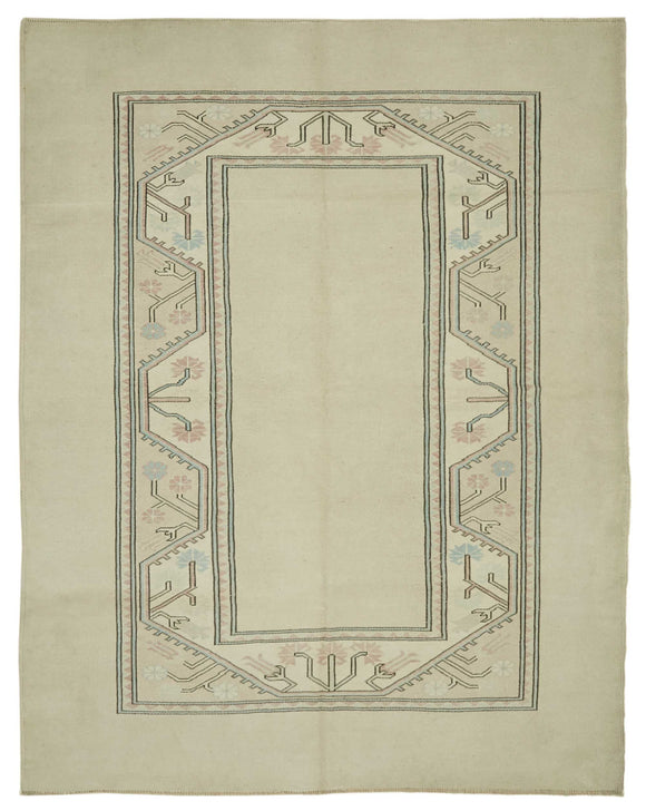 7x9 Vintage Handmade Anatolian Rug - 46790